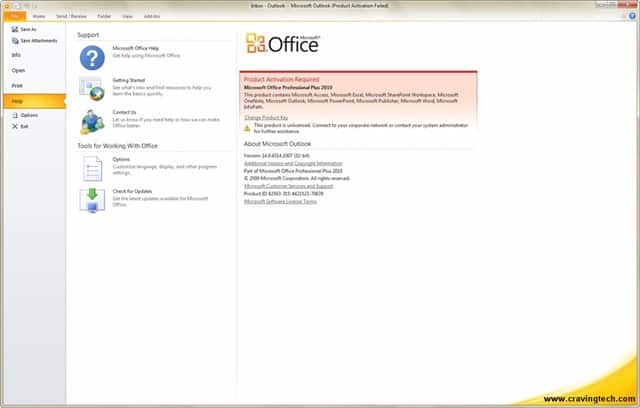 Activate Office 2010 Beta