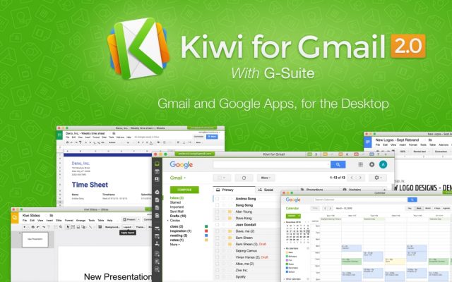kiwi for gmail problem drive running