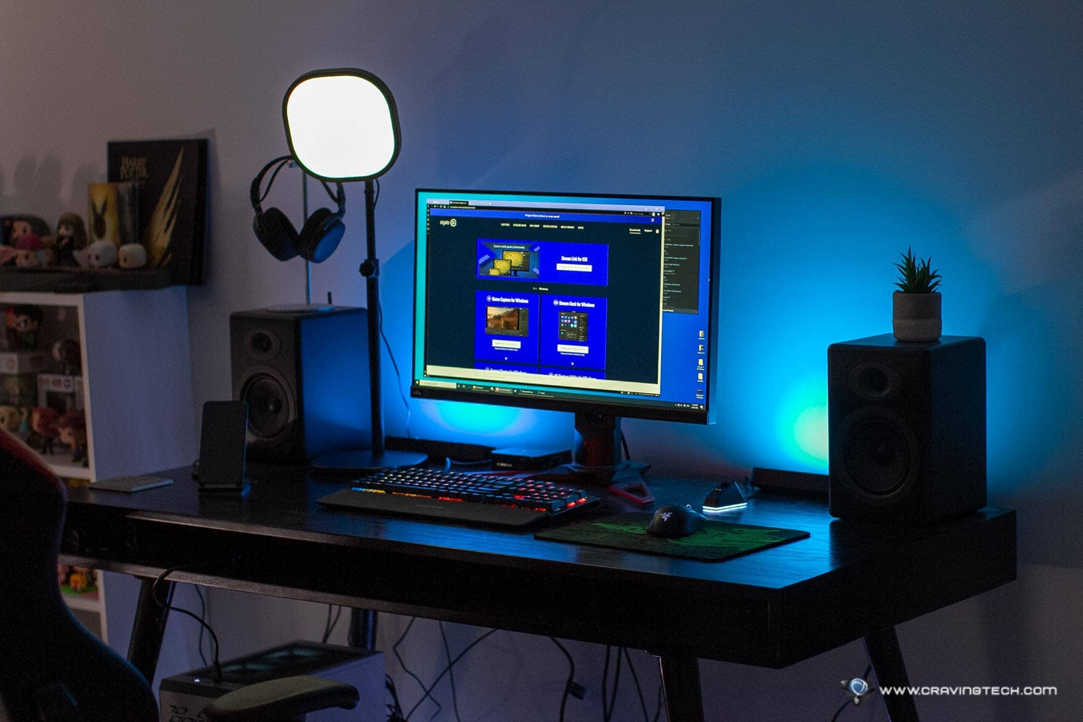 Review: Elgato Key Light - Professional 2800 lumens Studio Light with Desk  Clamp 