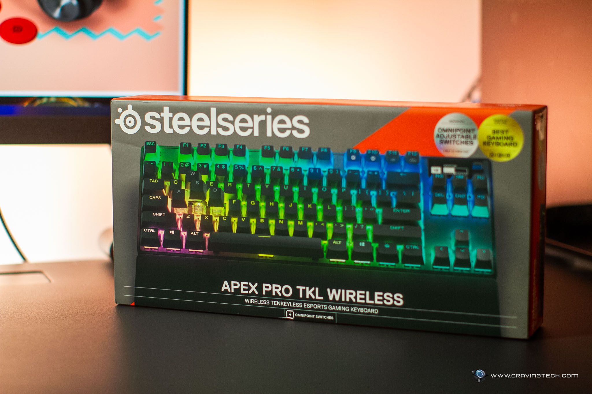 SteelSeries Apex Pro TKL Wireless (2023) gaming keyboard has