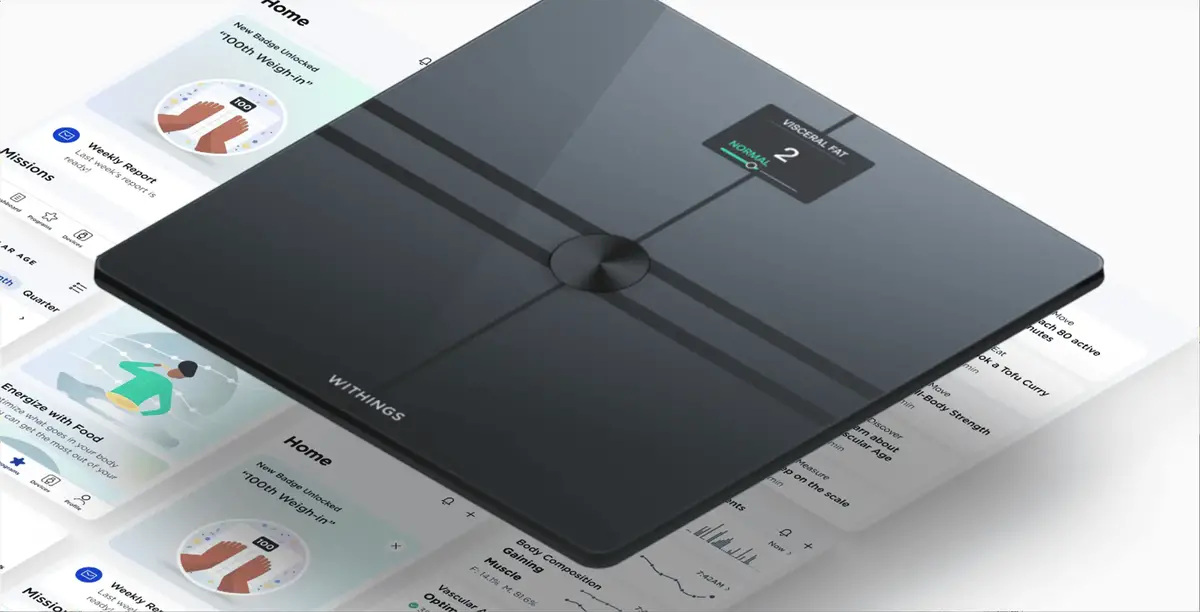 Withings Body Scan: Body fat scale for athletes and diabetics